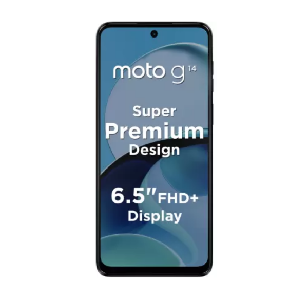 Motorola g14 (Sky Blue, 128 GB)  (4 GB RAM)