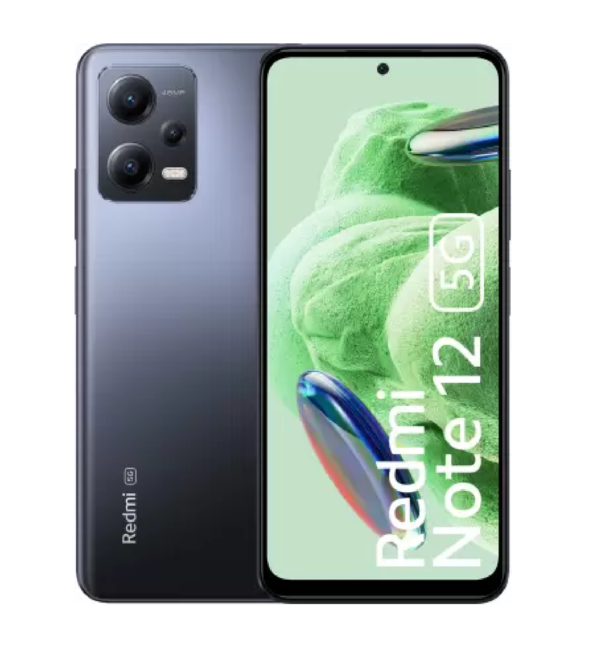 REDMI Note 12 5G (Matte Black, 128 GB)  (4 GB RAM)