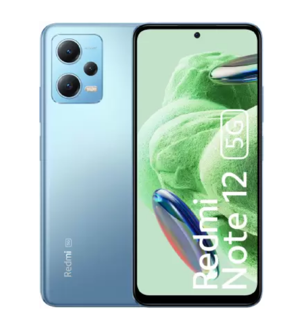 REDMI Note 12 5G (Mystique Blue, 128 GB)  (4 GB RAM)