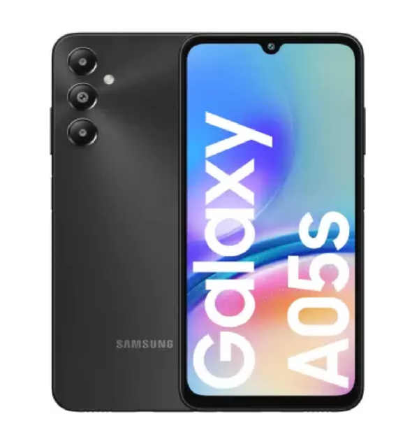 SAMSUNG Galaxy A05s (Black, 128 GB)  (6 GB RAM)