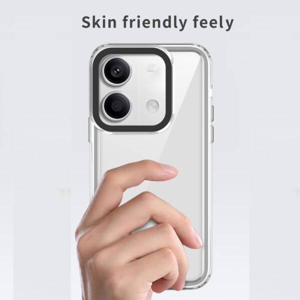 Kapa Warrior Acrylic Clear Back Cover for Redmi Note 13 PRO | (Transparent Sides) - Image 2