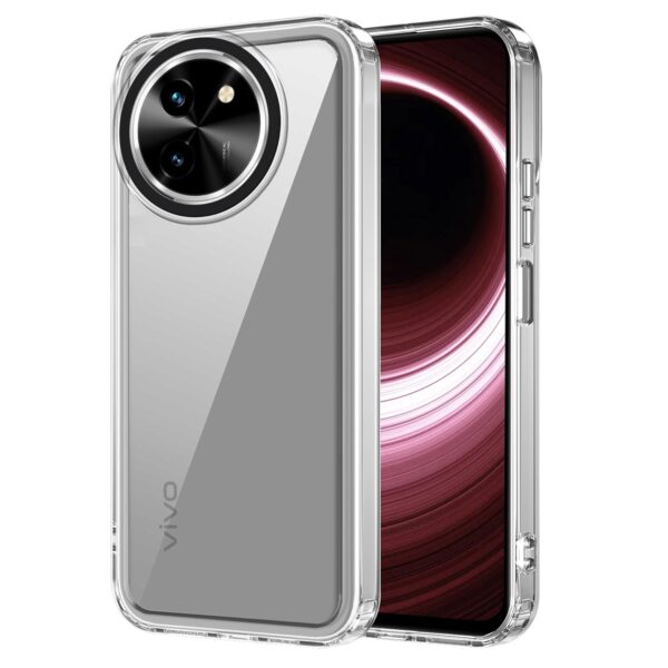 amazon basics Back Case Cover for Vivo T3x 5G- Space-Clear