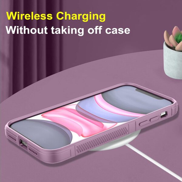 amazon basics Back Case Cover for Vivo T3x 5G |  Lavender - Image 3