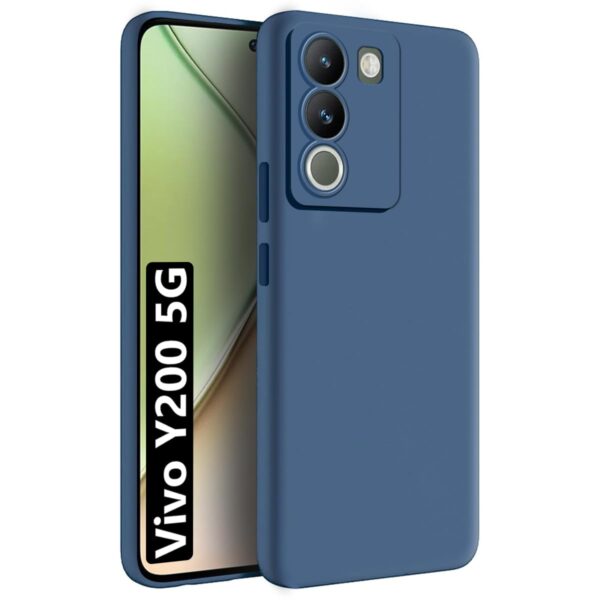 Fashionury Back Cover Case for Vivo Y200 5G | (Blue)