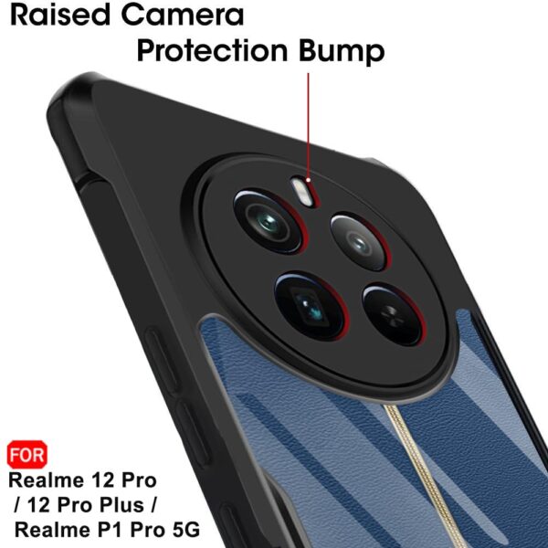 TheGiftKart Shockproof Crystal Clear Back Cover Case for Realme 12 Pro / 12 Pro Plus/Realme P1 Pro 5G | - Image 3