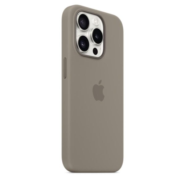 Apple iPhone 15 Pro Silicone Case with MagSafe - Clay - Image 3