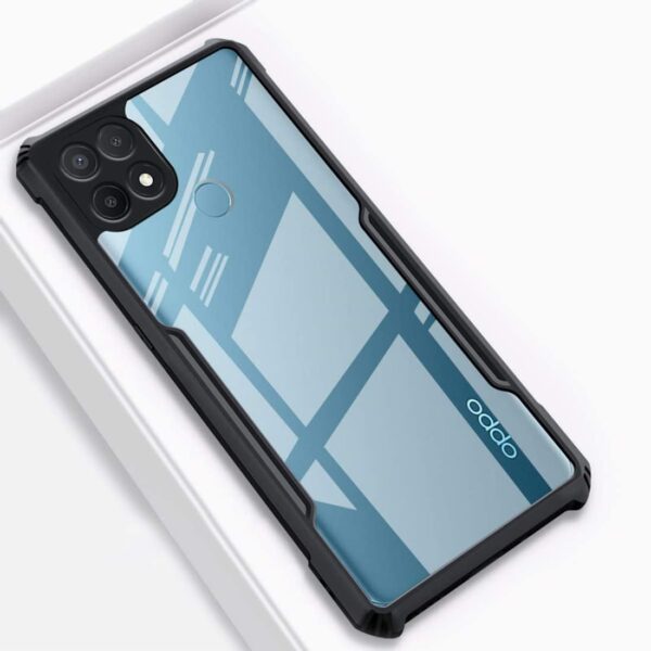 Fashionury Oppo A15s/ Oppo A15 Back Cover-Translucen [Black]