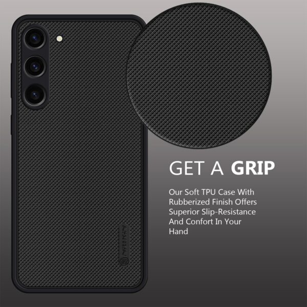 VIDO Super Frosted Raised Camera Protect Soft Back Case Cover for Samsung Galaxy S23 5G - Image 2
