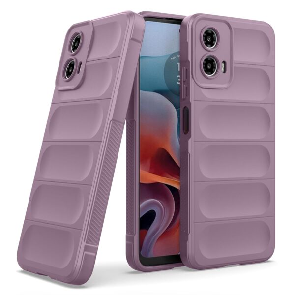 amazon basics Back Case Cover for Motorola Moto G45 5G | Magic-Lavender