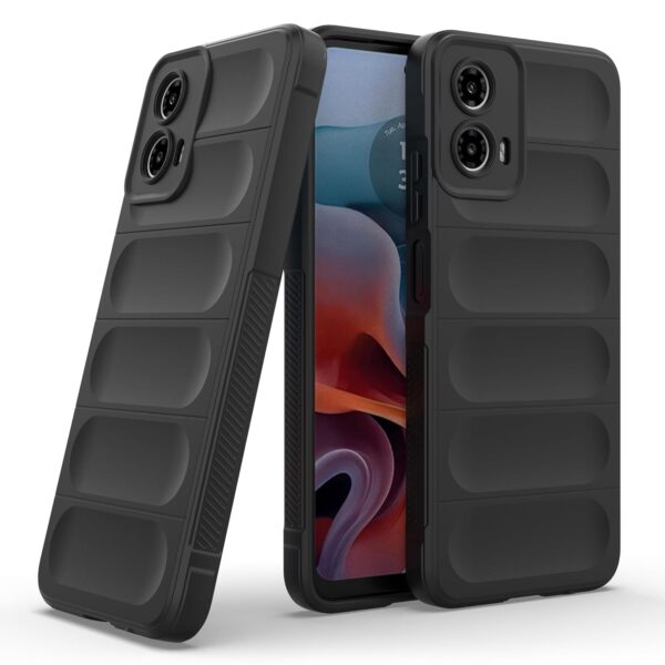 amazon basics Back Case Cover for Motorola Moto G45 5G |  Black
