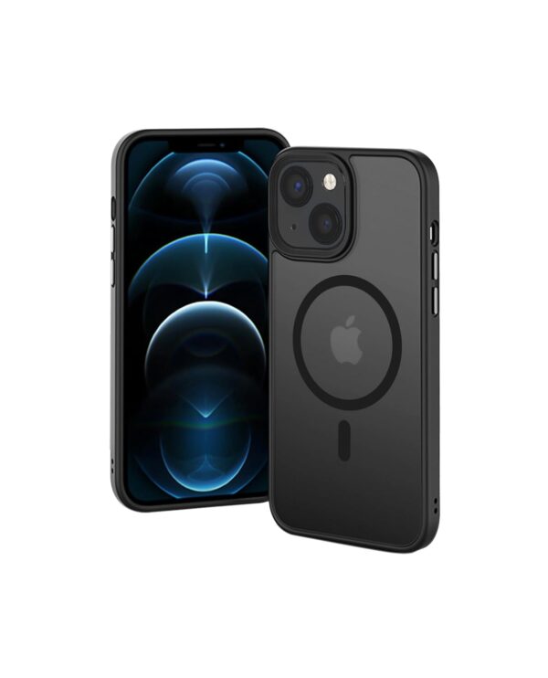 DailyObjects Polycarbonate Nimbus 2.0 Magnetic Protective Cover,iPhone 13- Black - Image 3