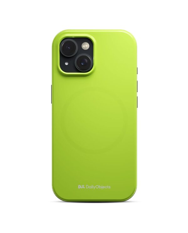 DailyObjects Enamel Bumper MagSafe Case for iPhone 13 Enamel Lime