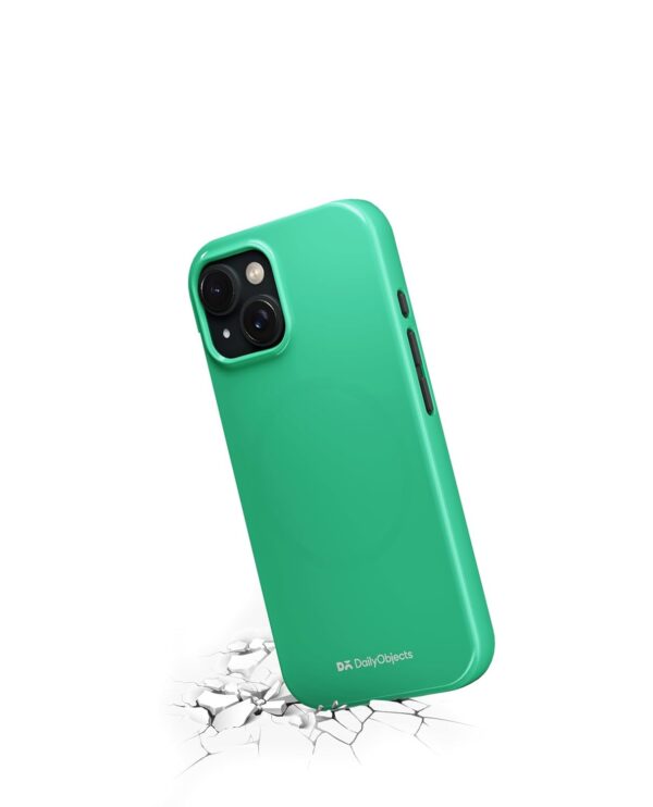 DailyObjects Enamel Bumper MagSafe Case for iPhone 13-Enamel Mint - Image 2
