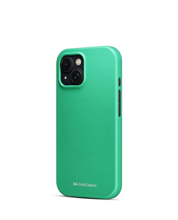 DailyObjects Enamel Bumper MagSafe Case for iPhone 13-Enamel Mint - Image 3