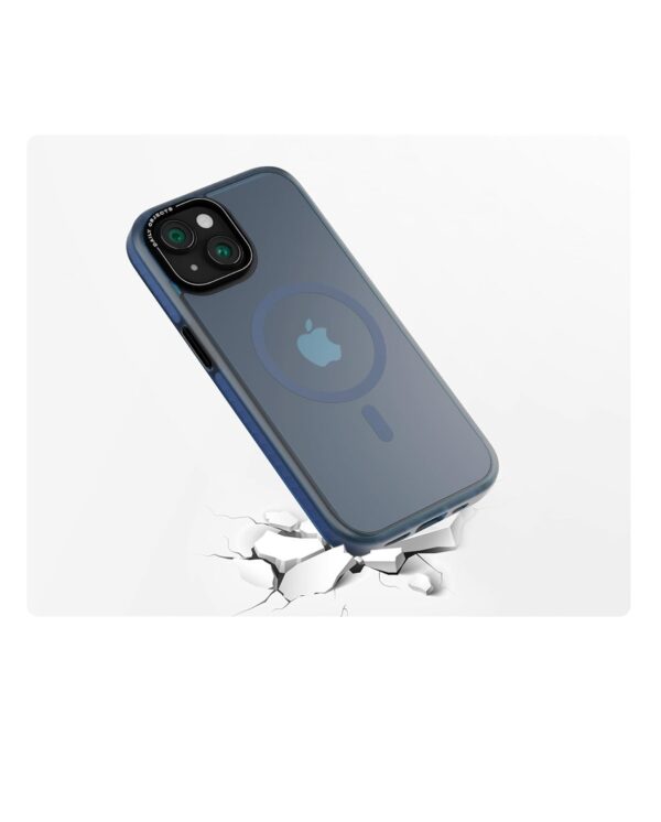 DailyObjects Polycarbonate Case For iPhone 13 -Blue Nimbus Magnetic - Image 2