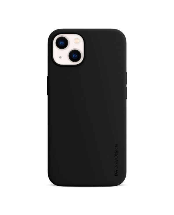 DailyObjects Case for iPhone 13 Compatible-Black Flekt Silicone Magnetic Ring - Image 2