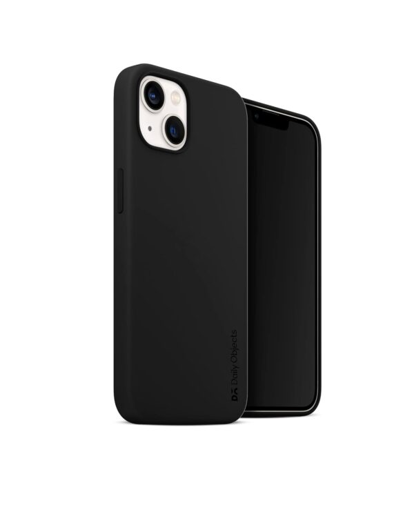 DailyObjects Case for iPhone 13 Compatible-Black Flekt Silicone Magnetic Ring - Image 3