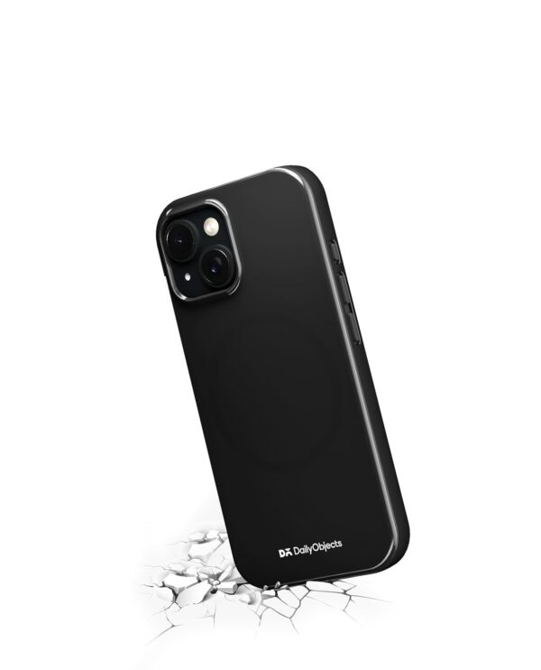 DailyObjects Enamel Bumper MagSafe Case for iPhone 13 -Enamel Black - Image 2
