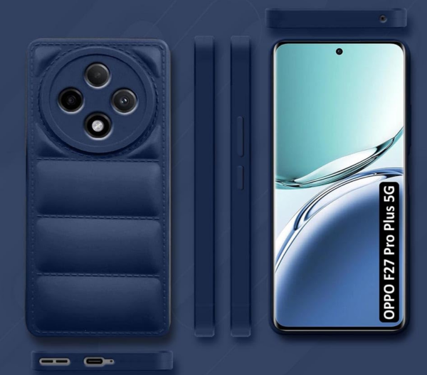 Fashionury Back Cover for Oppo F27 Pro Plus 5G |(Blue) - Image 3
