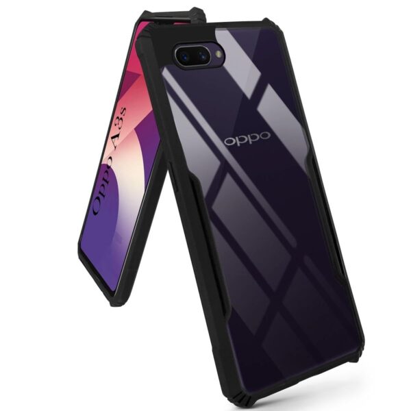 Jkobi Back Cover Case for Oppo A3s(Black) - Image 3