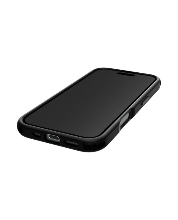 DailyObjects Polycarbonate Case for iPhone 16 Pro -Armour Black - Image 3