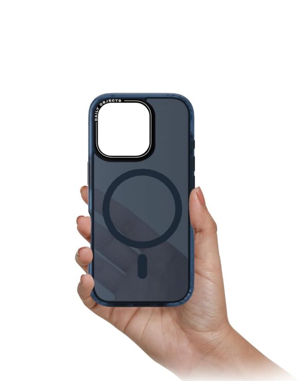 DailyObjects Polycarbonate Nimbus Magnetic Protective Cover,iPhone 16 Pro-Blue Nimbus Magnetic - Image 3
