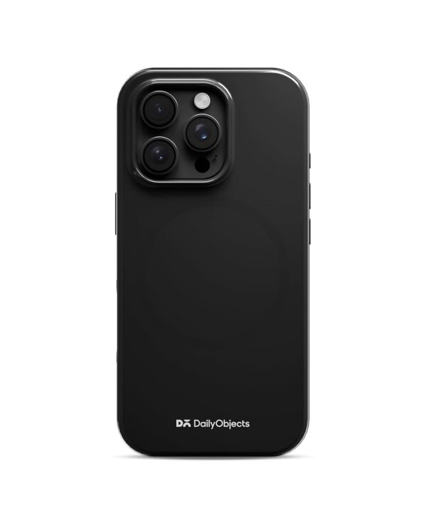 DailyObjects Enamel Bumper MagSafe Case for iPhone 16 Pro-Enamel Black