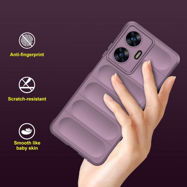 amazon basics Back Case Cover for Realme Narzo N55 / Realme C55 | Lavender - Image 3