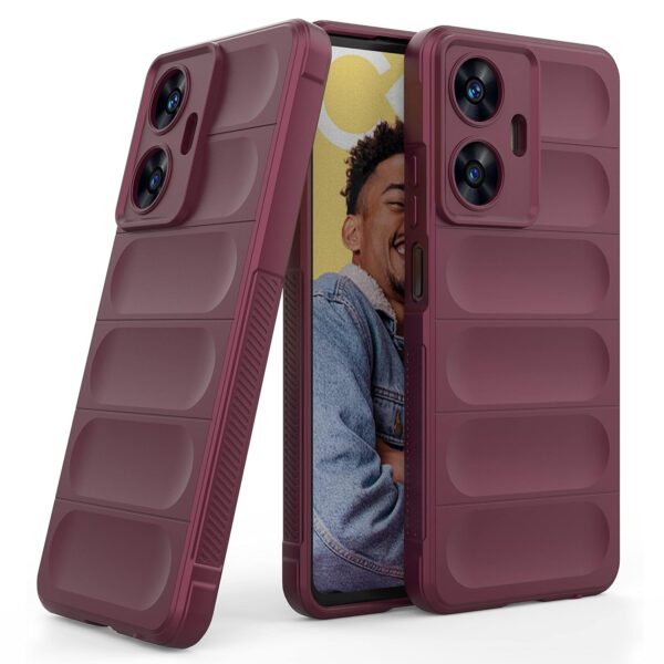 amazon basics Back Case Cover for Realme Narzo N55 / Realme C55 |Plum
