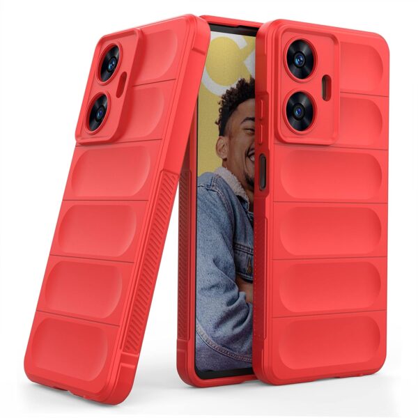 amazon basics Back Case Cover for Realme Narzo N55 / Realme C55 | Red
