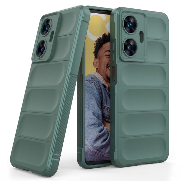 amazon basics Back Case Cover for Realme Narzo N55 / Realme C55 | DarkGreen