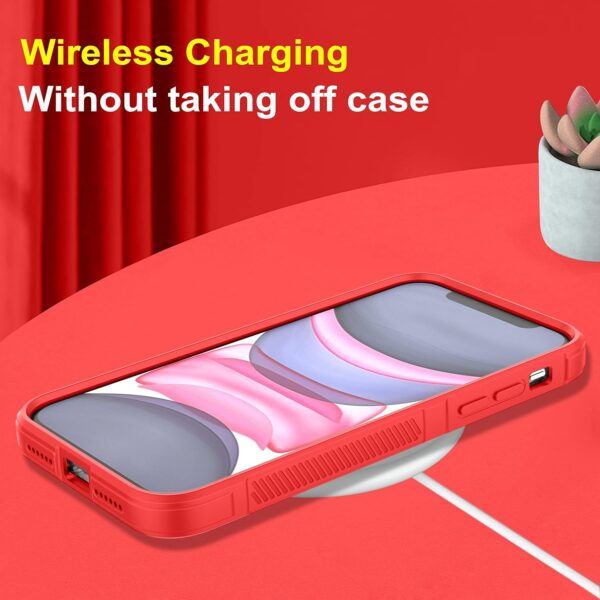 amazon basics Back Case Cover for Realme Narzo N55 / Realme C55 | Red - Image 3