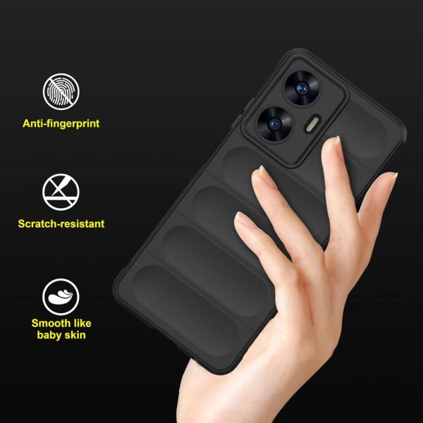 Amazon Basics Back Case Cover for Realme Narzo N55 / Realme C55 |Black - Image 2