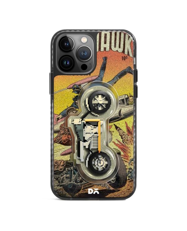 DailyObjects Case for iPhone 15 Pro-Black Hawk