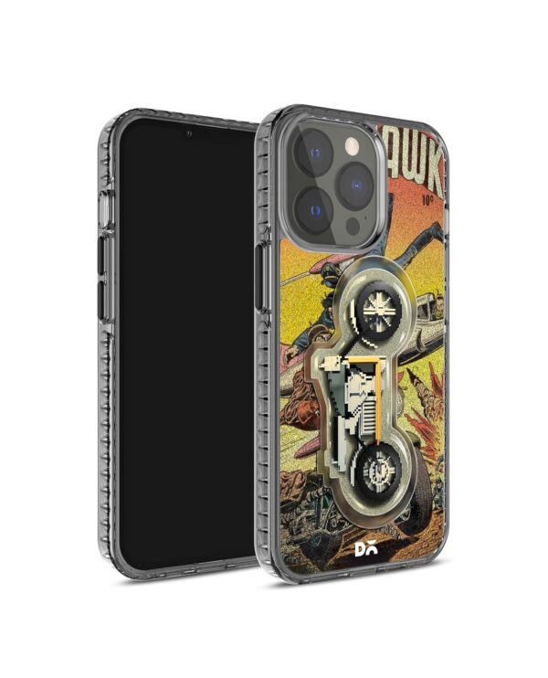 DailyObjects Case for iPhone 15 Pro-Black Hawk - Image 2