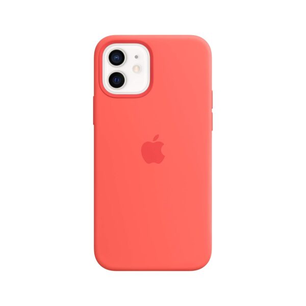 Apple Silicone Case with MagSafe (for iPhone 12, 12 Pro) - Pink Citrus