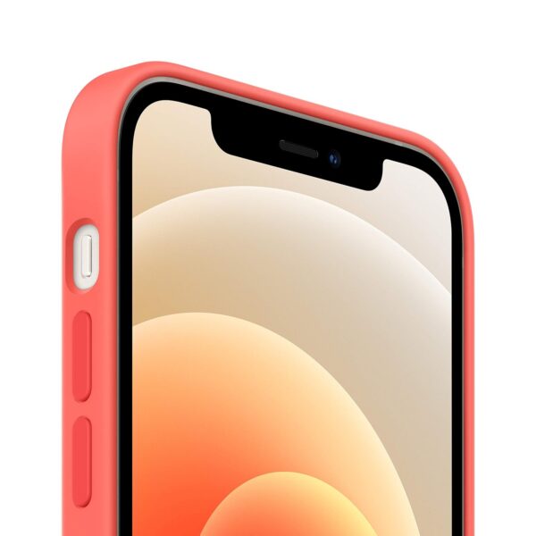 Apple Silicone Case with MagSafe (for iPhone 12, 12 Pro) - Pink Citrus - Image 2