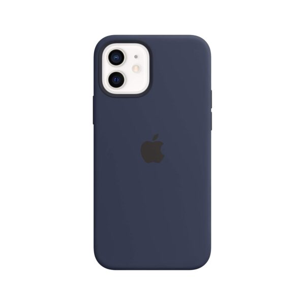 Apple Silicone Case with MagSafe (for iPhone 12, 12 Pro) - Deep Navy