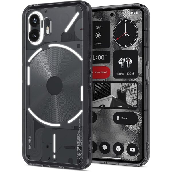 Spigen Ultra Hybrid Back Cover Case Compatible with Nothing Phone (2) (TPU + Poly Carbonate | Space Crystal)
