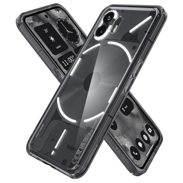 Spigen Ultra Hybrid Back Cover Case Compatible with Nothing Phone (2) (TPU + Poly Carbonate | Space Crystal) - Image 2