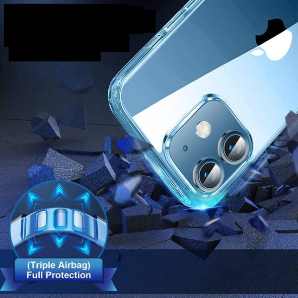 TheGiftKart Ultra-Hybrid Shockproof Back Cover Case for iPhone 12/12 Pro - Image 3