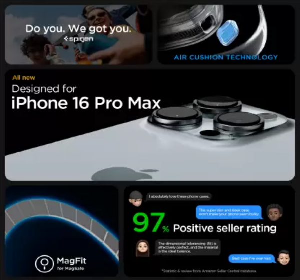 Spigen Back Cover for Apple iPhone 16 Pro Max - Image 2