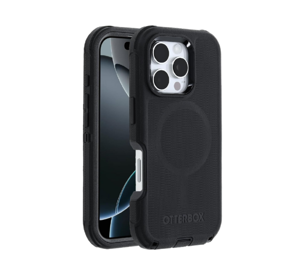 Otterbox Defender MagSafe iPhone 16 Pro Case, Black, - Image 2
