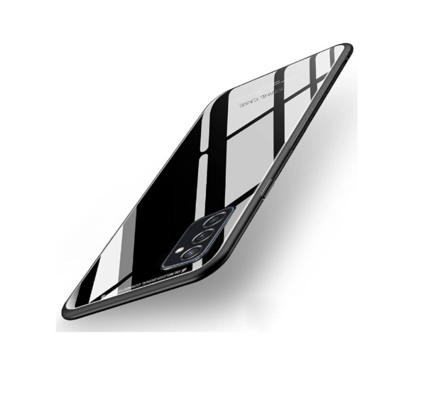 Designerz Hub® Samsung Galaxy M52 5G Luxurious Toughened Glass Back Case