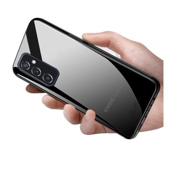 Designerz Hub® Samsung Galaxy M52 5G Luxurious Toughened Glass Back Case - Image 3