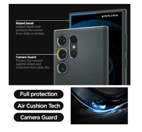 Spigen Liquid Air Back Cover for Galaxy S24 Ultra - Image 3