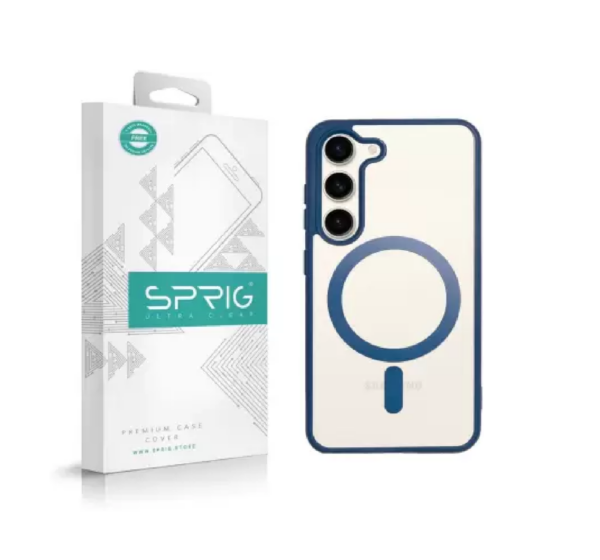 Sprig Transparent Magnetic Back Cover for SAMSUNG Galaxy S23 5G,