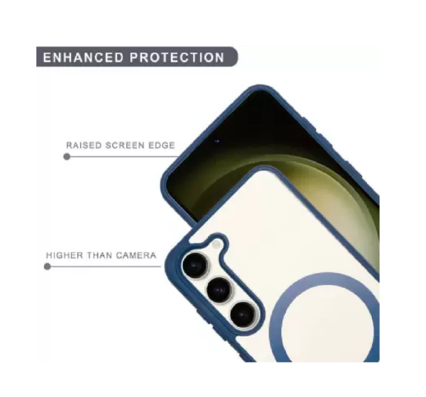Sprig Transparent Magnetic Back Cover for SAMSUNG Galaxy S23 5G, - Image 3
