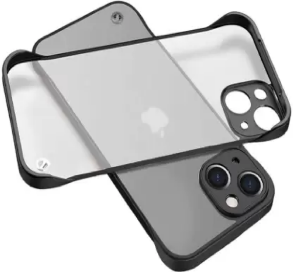 Egotude Back Cover for iPhone 13  (Black, Pack of: 1)