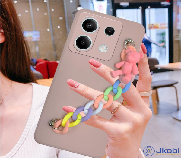 Jkobi Back Cover for Xiaomi Redmi Note 13 5G Girls Case with Bracelet - Image 3